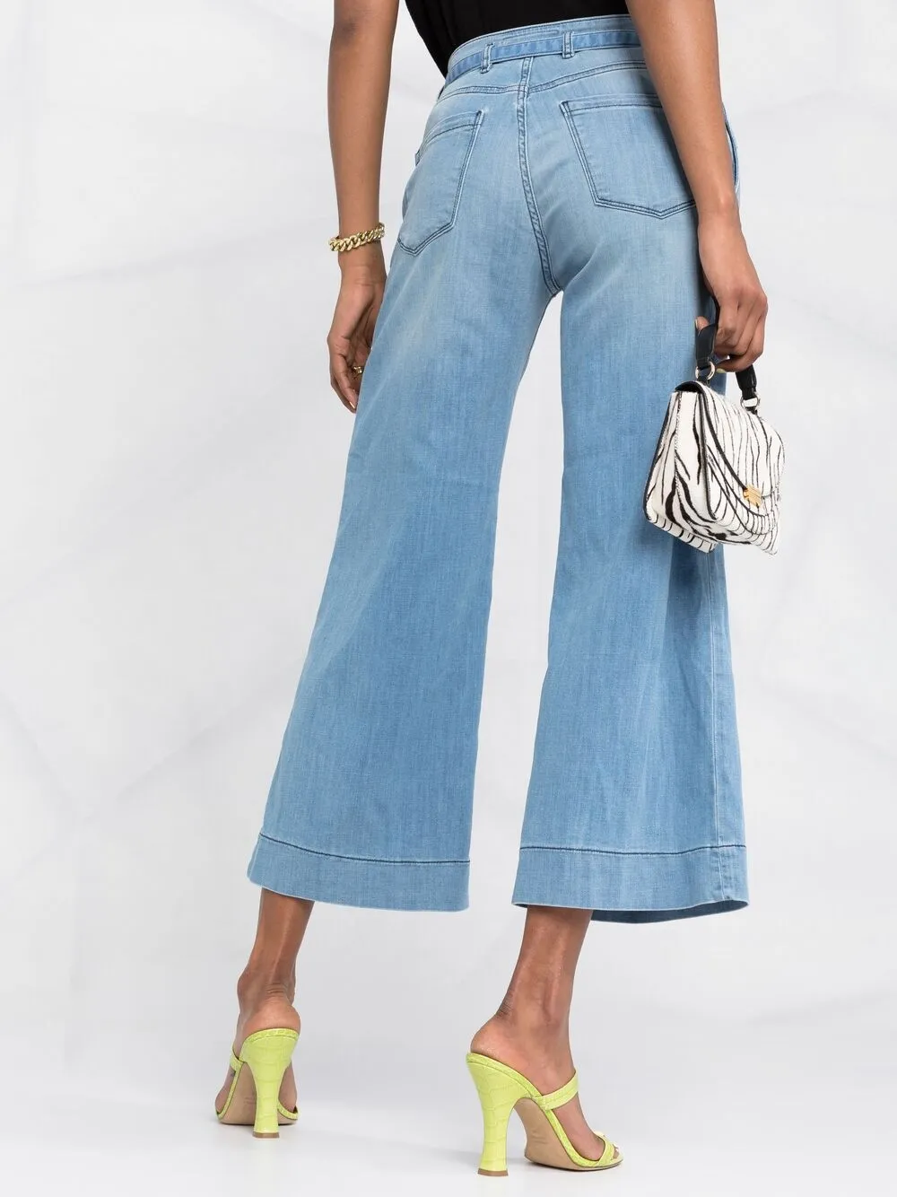 фото Pinko укороченные расклешенные джинсы