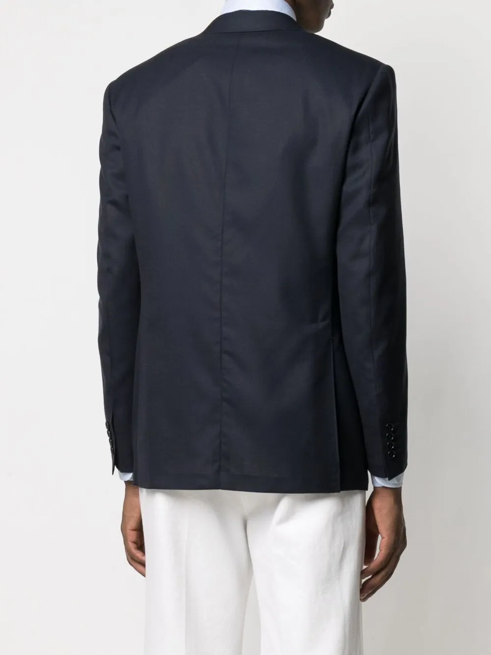 Canali Single-breasted Blazer In Blue
