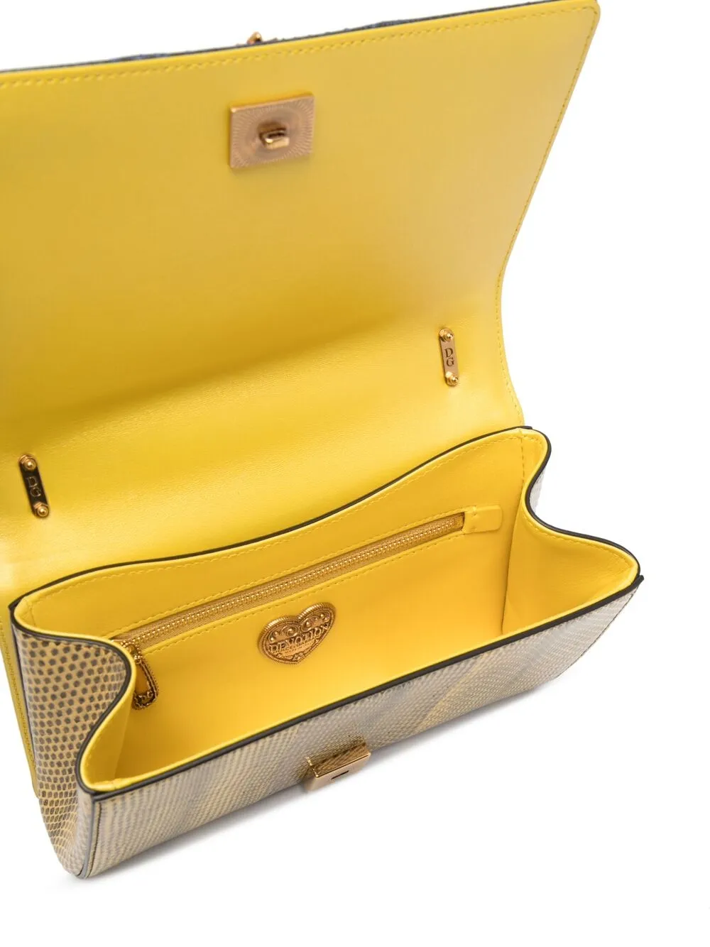 фото Dolce & gabbana сумка на плечо devotion в технике пэчворк