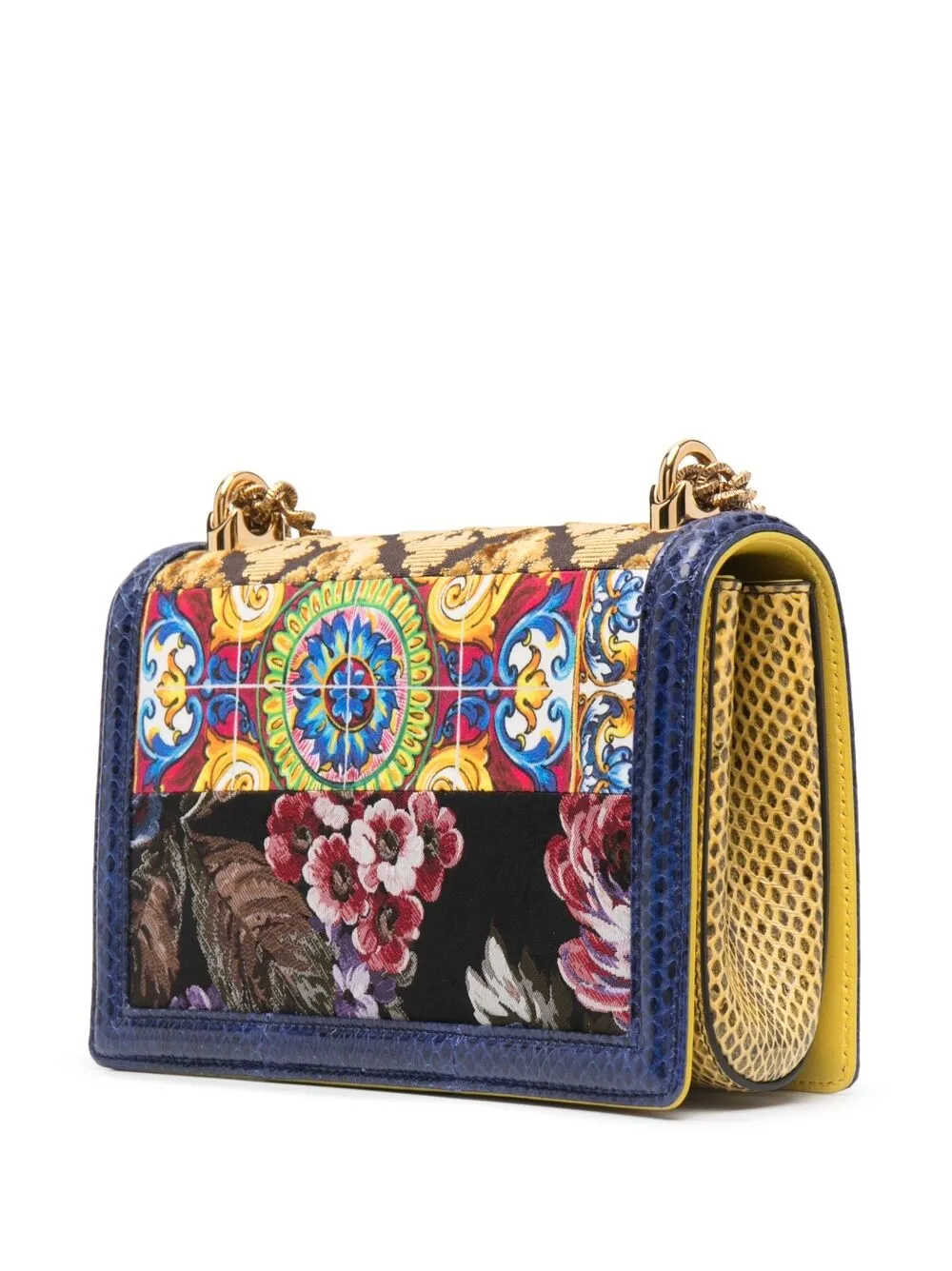 фото Dolce & gabbana сумка на плечо devotion в технике пэчворк