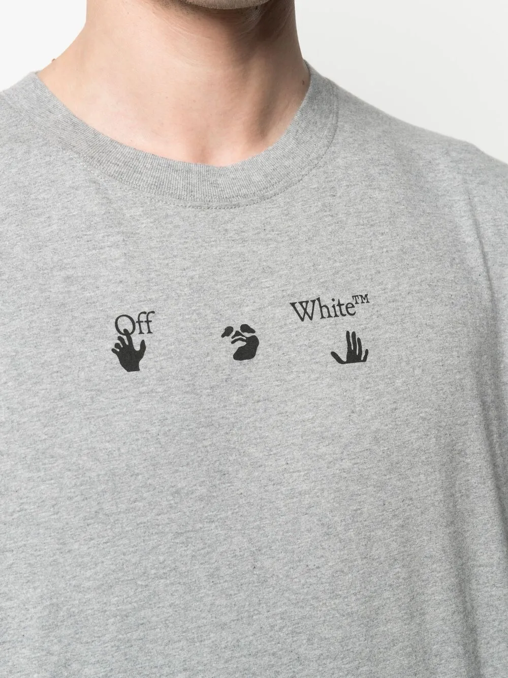 фото Off-white футболка с логотипом marker arrows