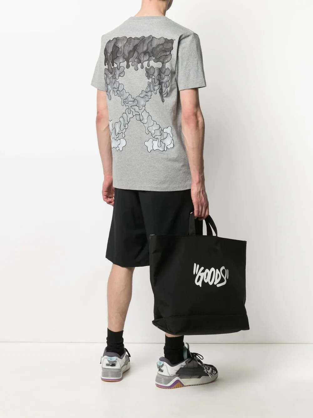 фото Off-white футболка с логотипом marker arrows