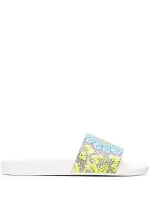 farfetch versace slides