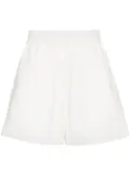 Lee Mathews Drill elasticated-waist shorts - White