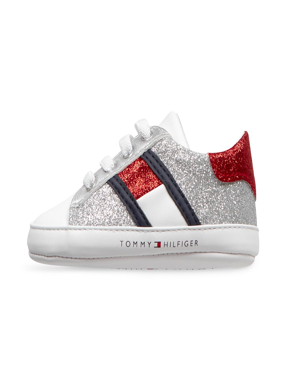 фото Tommy hilfiger junior кроссовки с логотипом и блестками