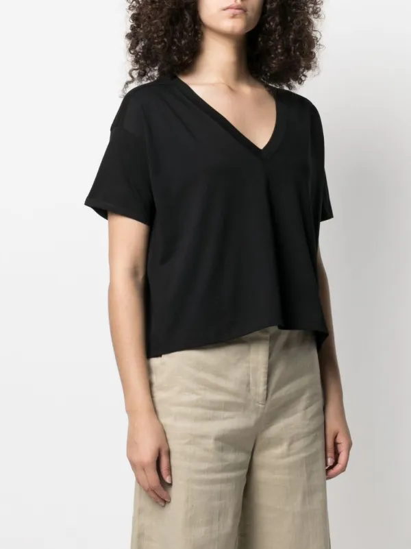 【関税込み】Loulou de Saison レッド Mabille Tシャツ Loulou de Saison: Black Mabille T-shirt | SSENSE 日本