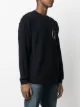 Giorgio Armani knitted logo-print jumper