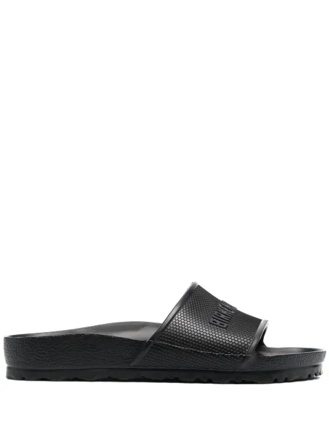 Birkenstock embossed-logo sliders