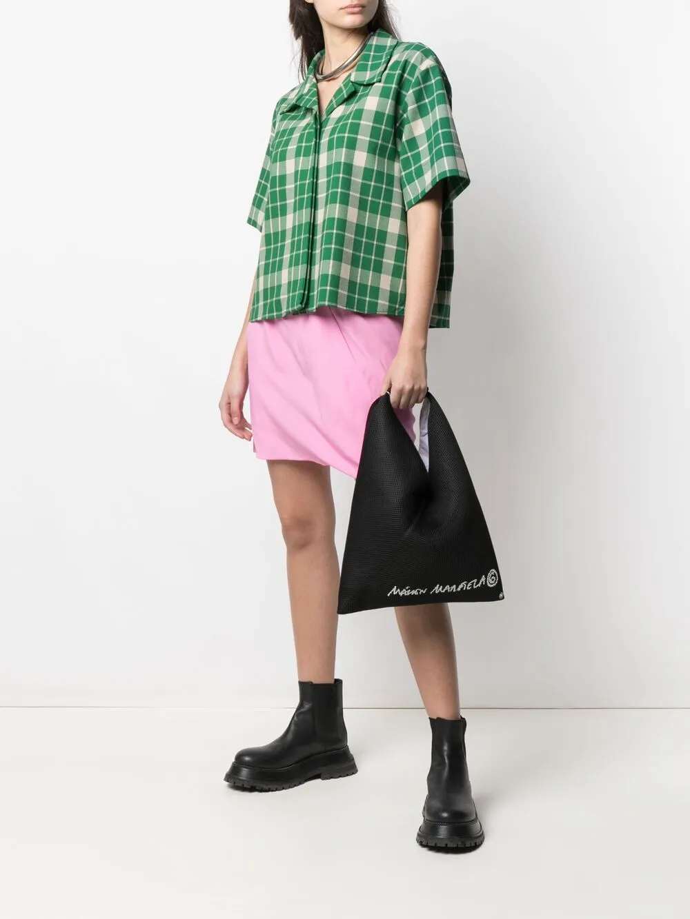 фото Mm6 maison margiela сумка-тоут japanese с логотипом