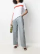 Eytys Benz straight-fit graphic-patch jeans