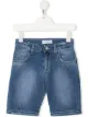Imagen 1 de Paolo Pecora Kids shorts de mezclilla con efecto lavado