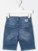 Imagen 2 de Paolo Pecora Kids shorts de mezclilla con efecto lavado