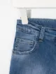 Paolo Pecora Kids shorts de mezclilla con efecto lavado