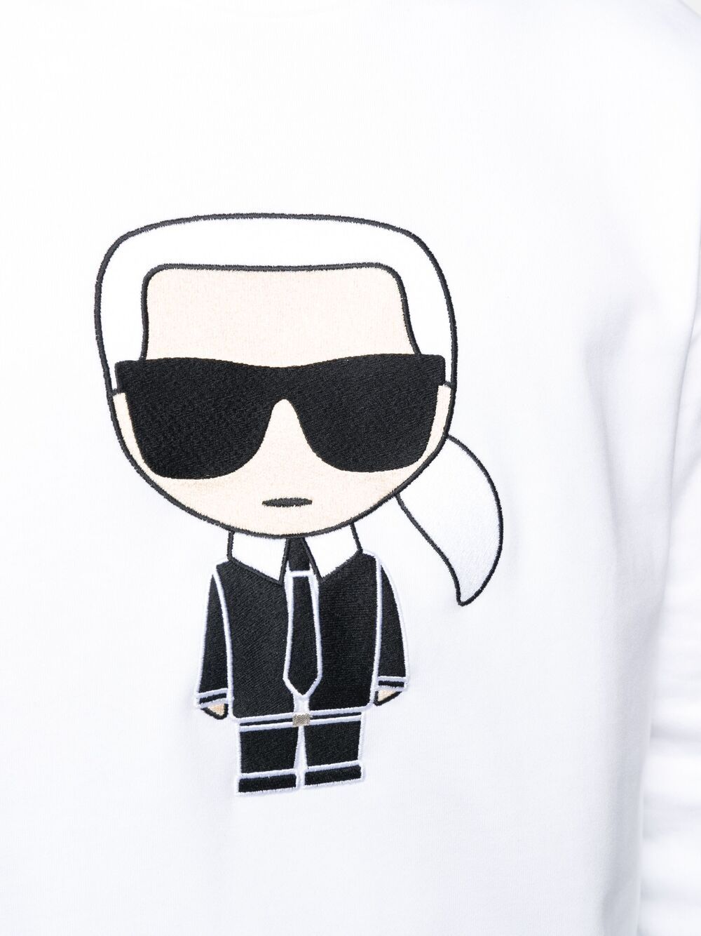 фото Karl lagerfeld толстовка с вышивкой iconic