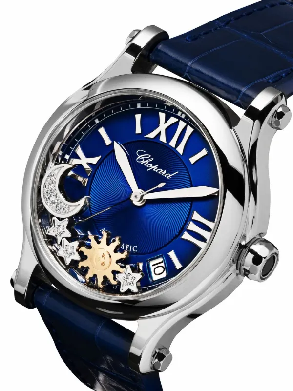 Chopard Happy Sport Sun, Moon And Stars 36mm - Farfetch