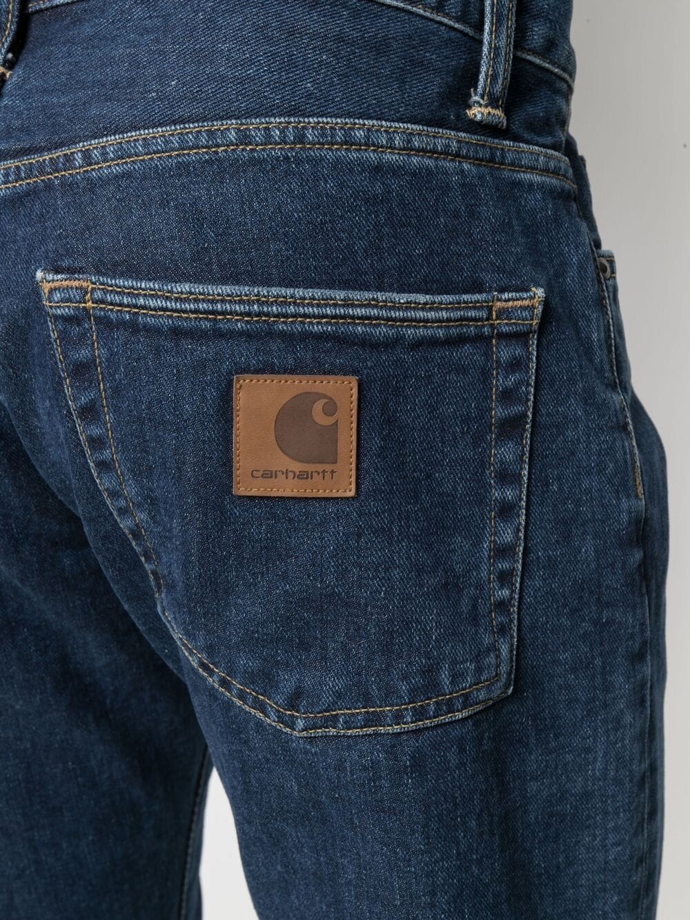 фото Carhartt wip джинсы кроя слим с завышенной талией