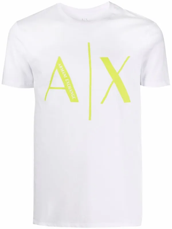 yellow armani exchange shirt