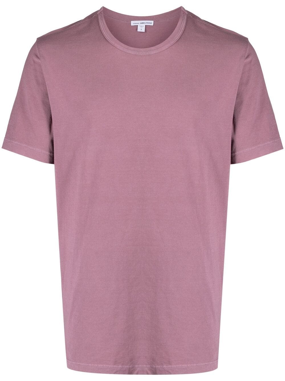 James Perse Crewneck Cotton T-shirt In Pink