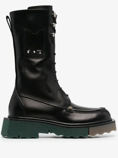 Off-White Sponge combat boots