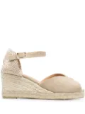 Castañer Carol canvas wedge espadrilles - Neutrals