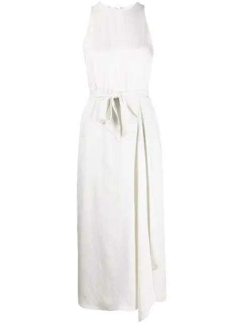 Vince sleeveless tie-waist dress 