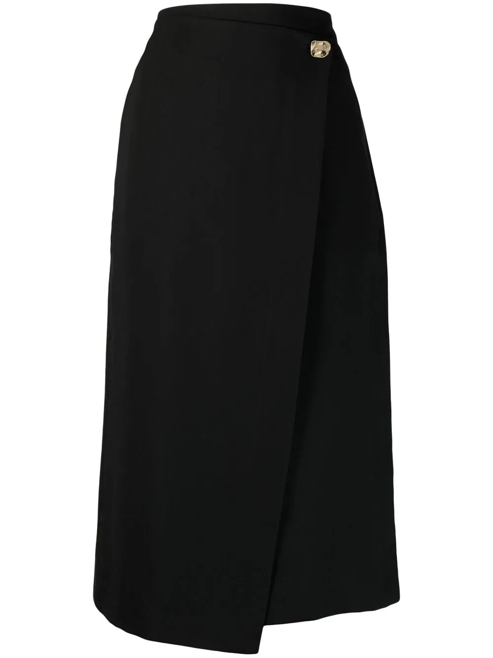 VINCE ASYMMETRIC WRAP SKIRT