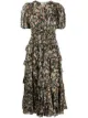 Image 1 of Ulla Johnson Aliya Night Garden-print midi dress