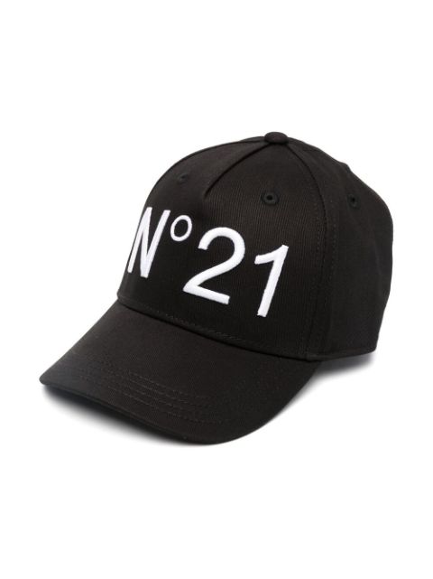 Nº21 Kids logo-print baseball cap