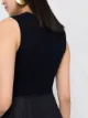 Theory vestido de canalé drapeado