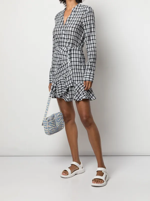 veronica beard plaid dress