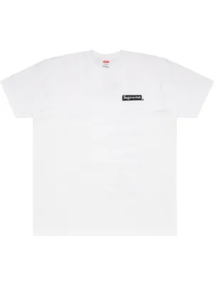 supreme black and white shirt