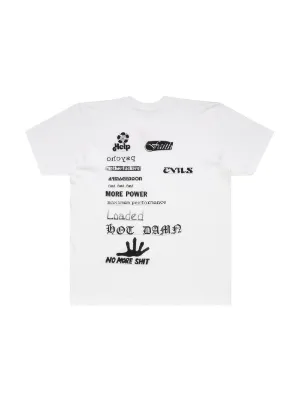 supreme white tee shirt