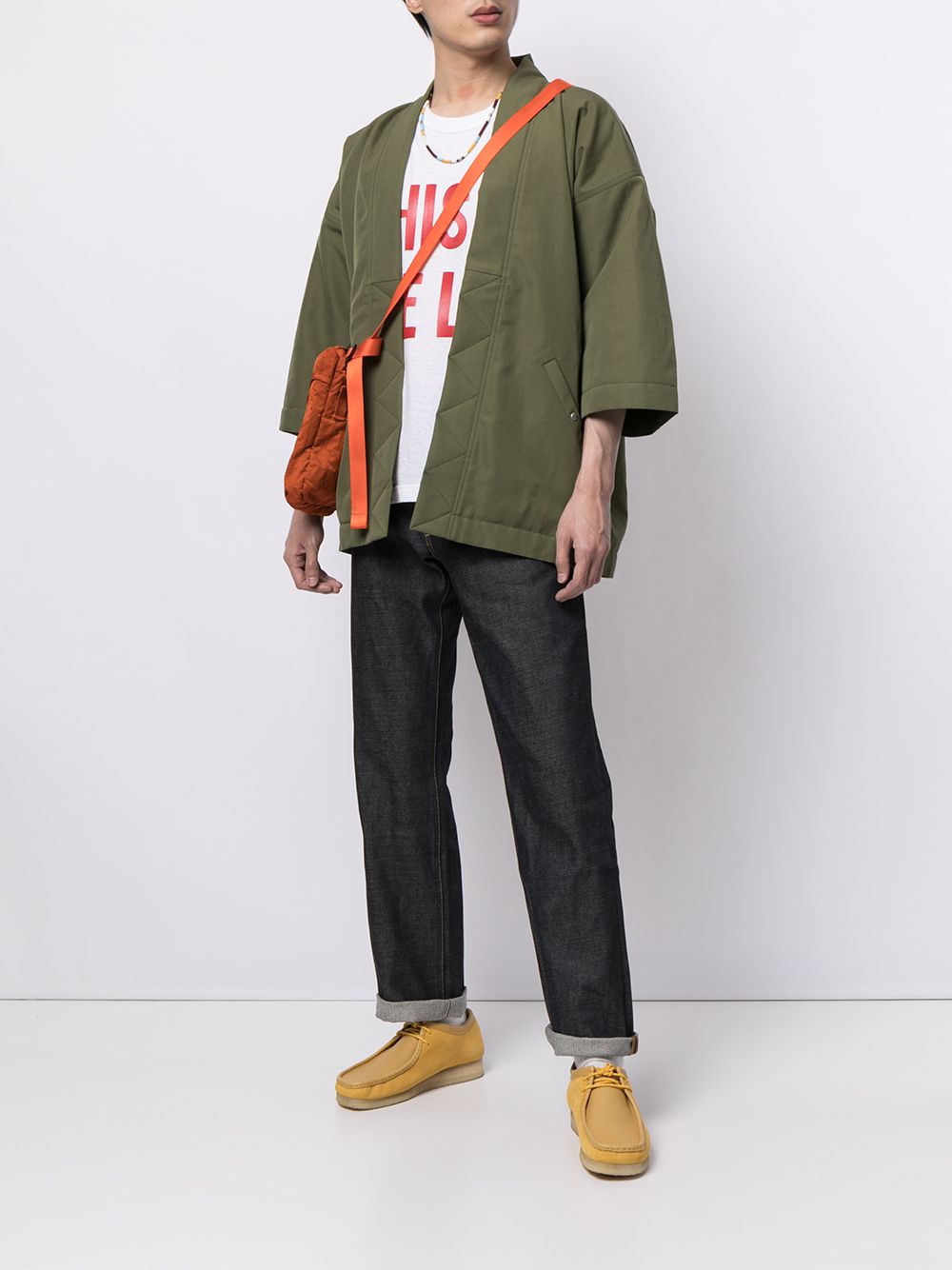 фото Visvim three quarter-sleeved cardigan