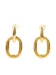Image 1 of Kenneth Jay Lane double-hoop dangle earrings