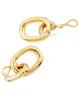 Kenneth Jay Lane double-hoop dangle earrings