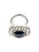 Kenneth Jay Lane crystal embellishment cocktail ring