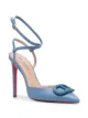 Image 2 of Dee Ocleppo Pandora strappy leather pumps