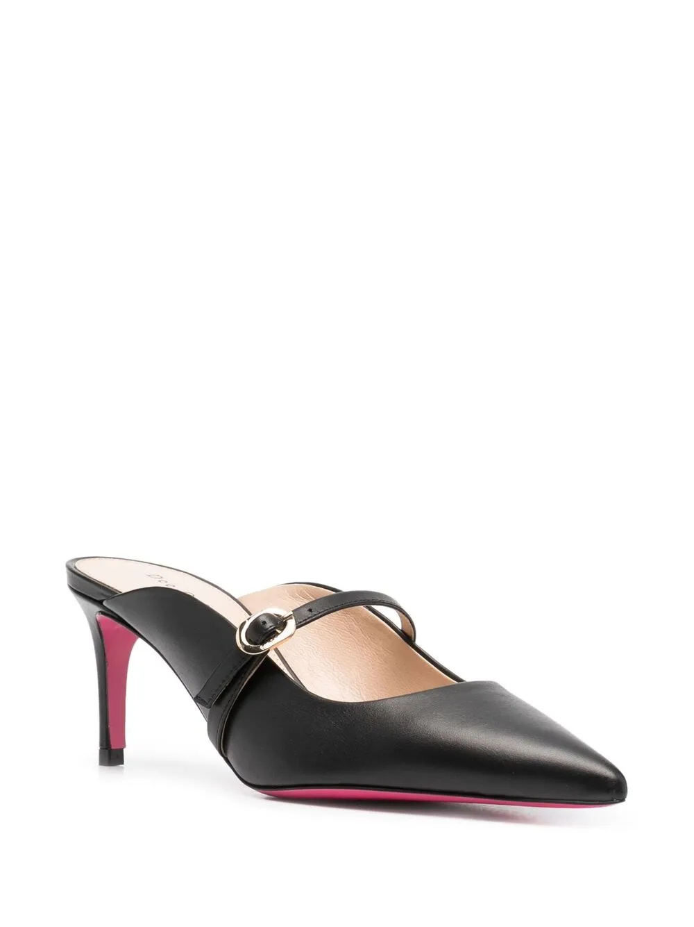 Dee Ocleppo black pointed mule pumps for women DO65CAPRETTONERO at