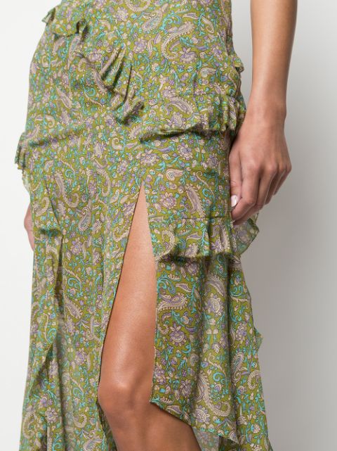 Veronica Beard paisley-print Silk Skirt - Farfetch