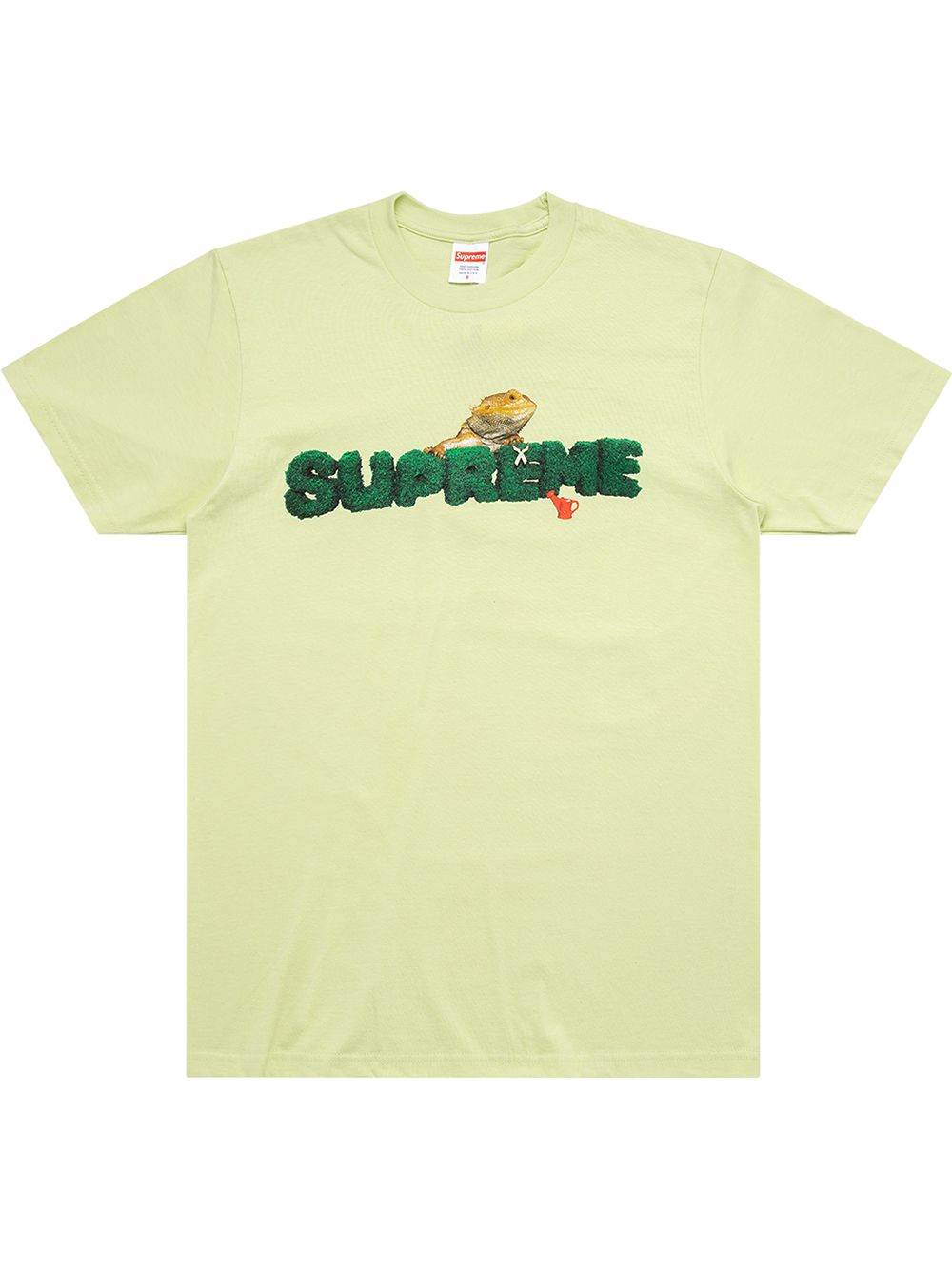 фото Supreme футболка с принтом lizard