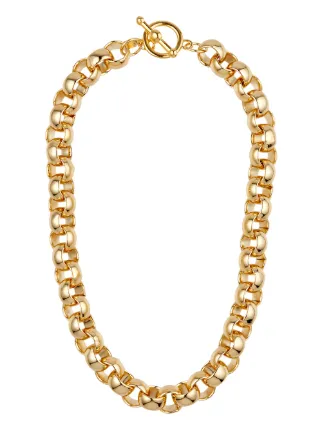 kenneth jay lane gold link necklace