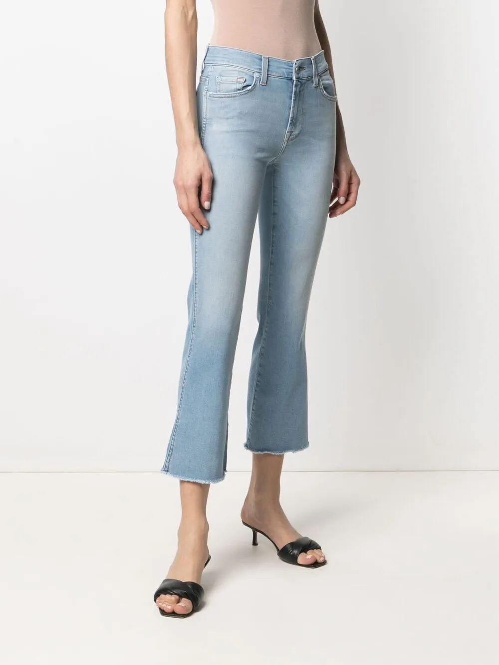 фото 7 for all mankind укороченные джинсы средней посадки