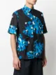 MSGM abstract-print short-sleeve shirt