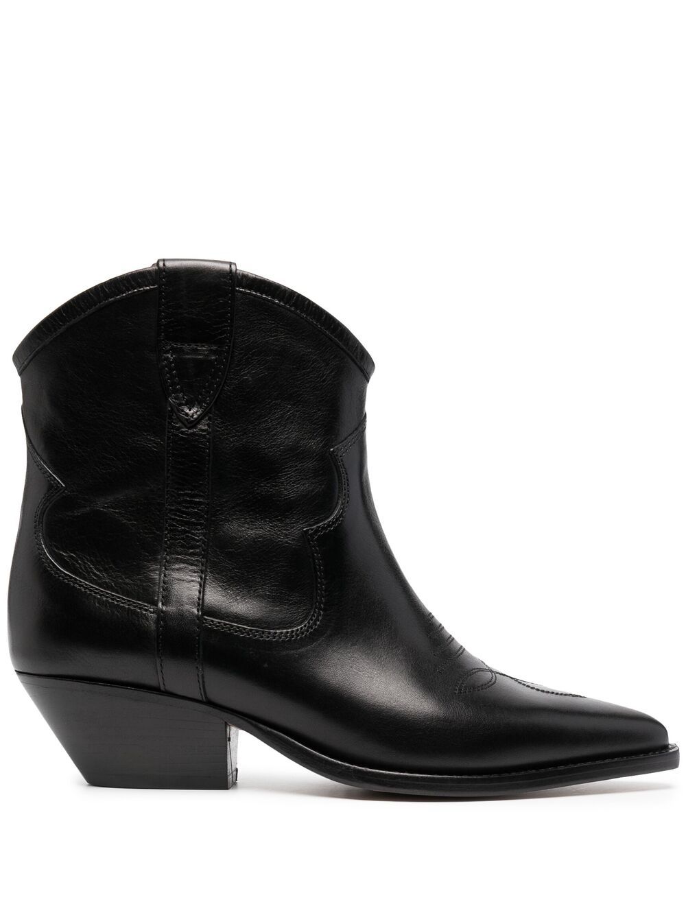 

Isabel Marant embroidered toe boots - Black