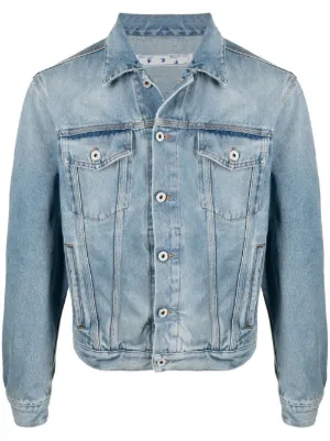 lightweight white denim jacket