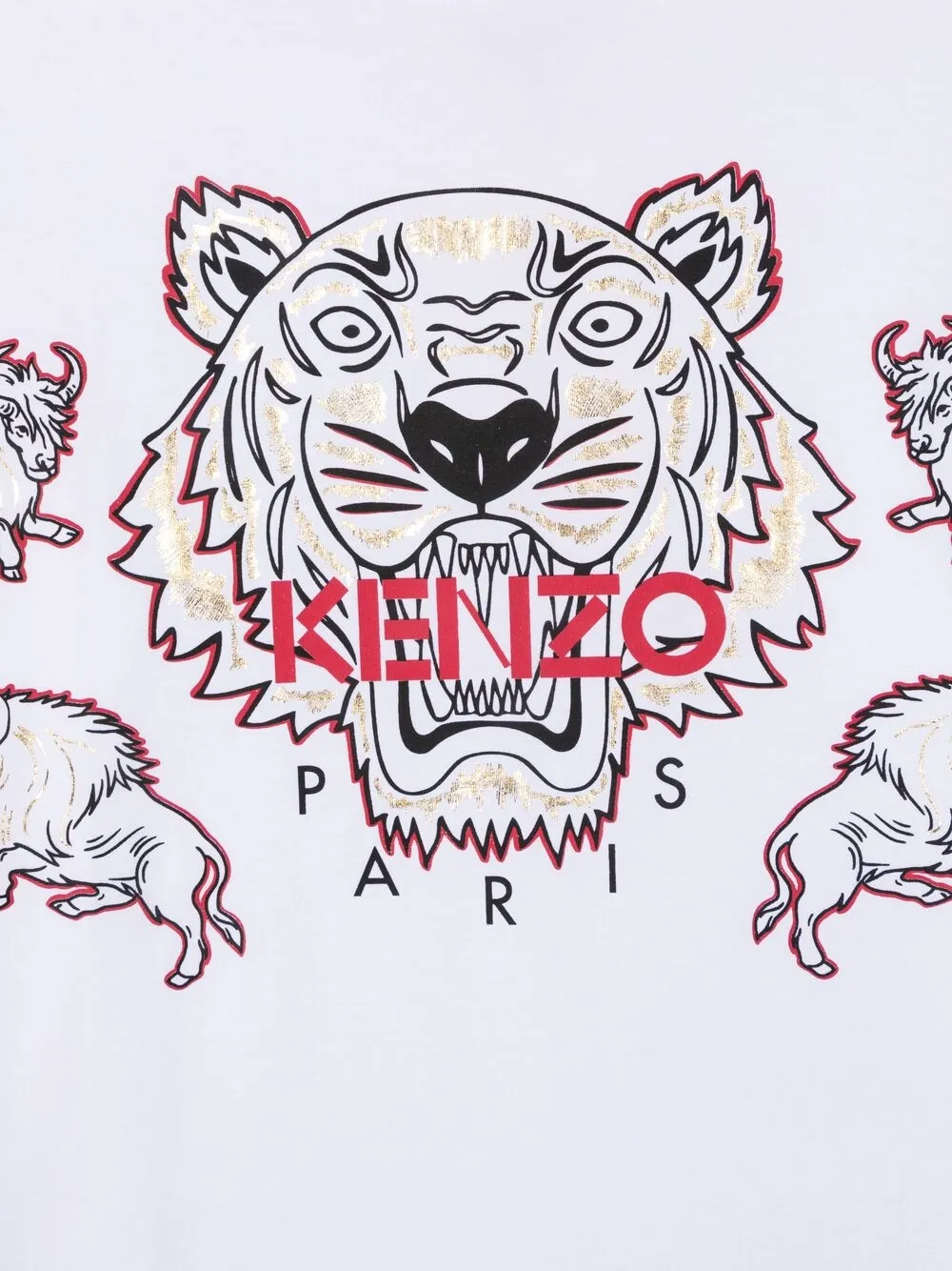 фото Kenzo kids футболка chinese new year tiger