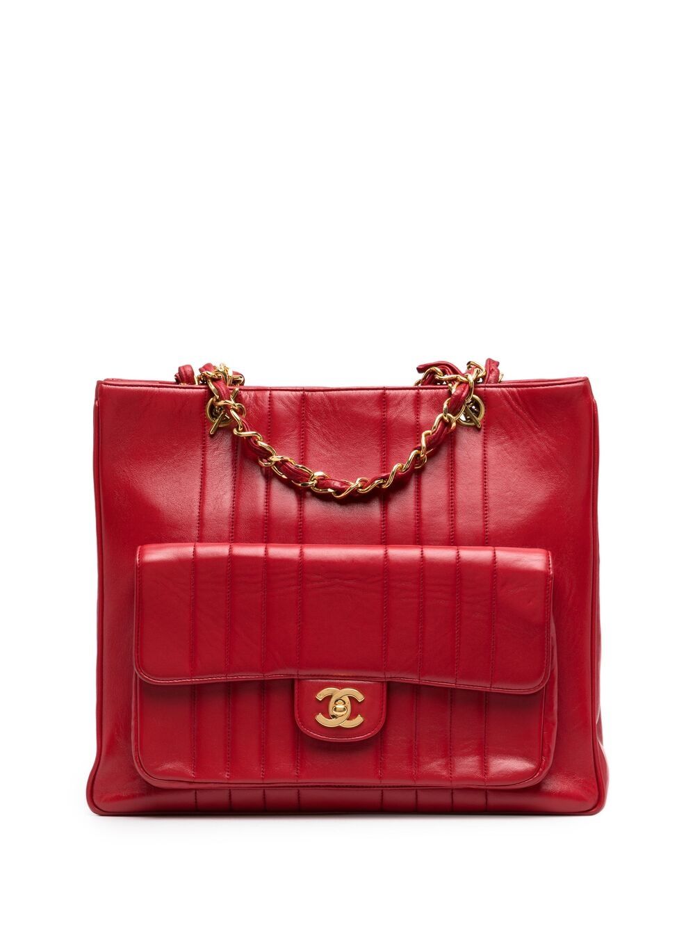 

CHANEL Pre-Owned 1991-1994 CC tote bag - Red