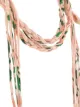 Ermanno Scervino floral-print silk necklace