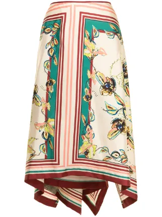 Silk handkerchief skirt online