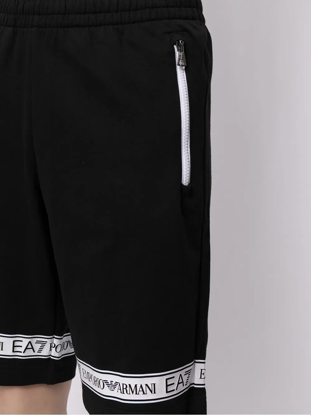 фото Ea7 emporio armani спортивные шорты с логотипом